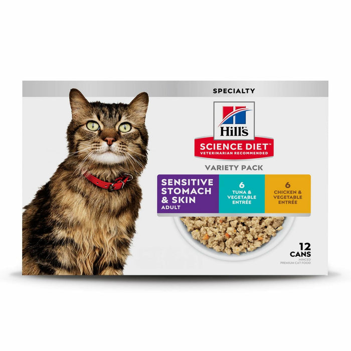 BestBy03/26 Hill's Science Diet Sensitive Stomach & Skin Adult 1-6 12-pack by Deal US