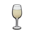 Crocs Jibbitz Drink Shoe Charms White Wine Glass Unisex Adult by Deal US