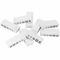 Amazon Basics White Block Eraser 10 Pack - Durable, New by Deal US