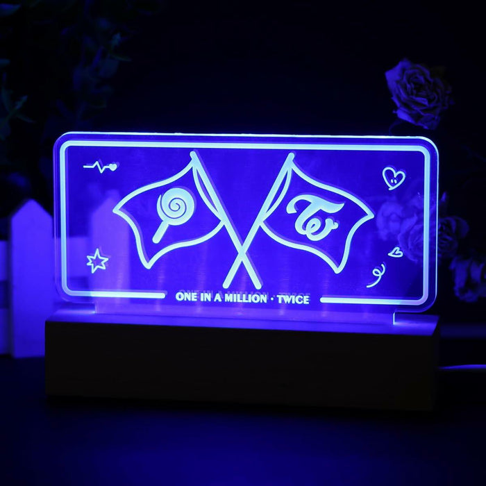 [Like New] Yanmzmin LED Night Light 7 Colors Adjustable Nightlight Lamp by Deal US