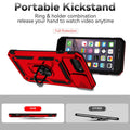 YZOK iPhone 8 Plus/7 Plus Case with HD Screen Protector Red New by Deal US