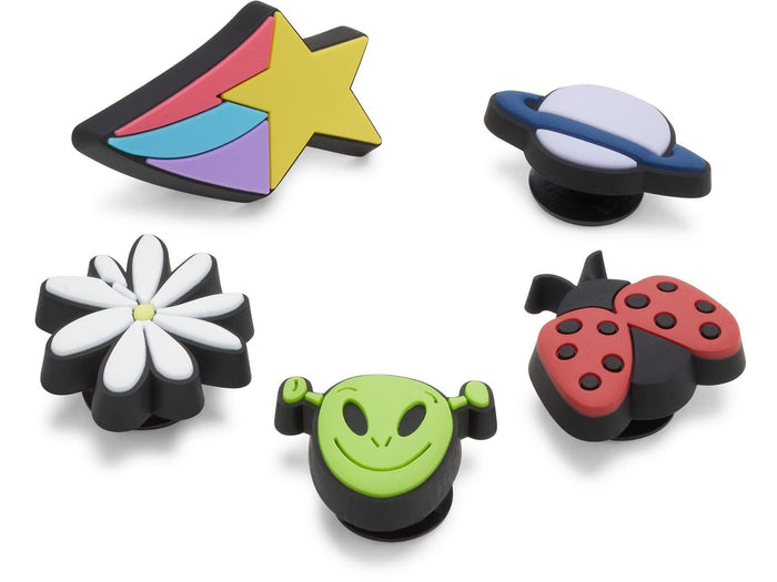 Crocs Alien Shoe Charms Jibbitz Kids Mix 5-Pack One Size by Deal US