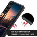 Goodsprout Compatible with Samsung Galaxy S23 Case,Mountain Dreams Tree Pattern by Deal US