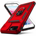 YZOK iPhone 8 Plus/7 Plus Case with HD Screen Protector Red New by Deal US
