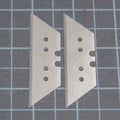 BAZIC Utility Knife Blade Razor Replacement Blades, Carbon Steel Box Cutter by Deal US