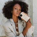 BURGA iPhone 15 Pro Max Case Nude Glitter Marble - Cute, Trendy, New by Deal US