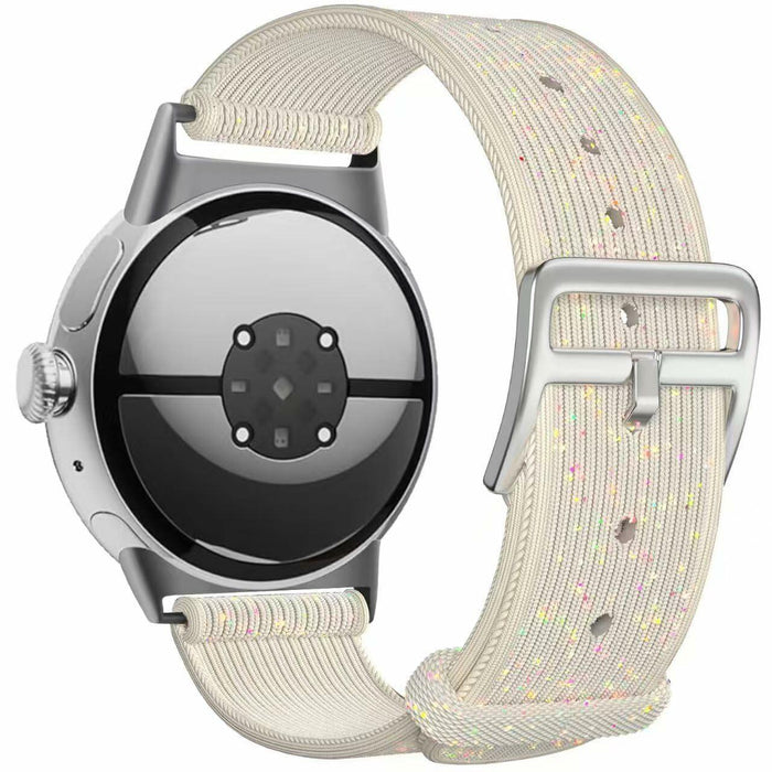 SKCC Knitted Glitter Watch Bands for Google Pixel 1/2 - Women's Stylish Fit by Deal US