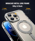 Miracase Designed for iPhone 15 Pro Case with Built-in Kickstand [Compatible by Deal US