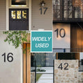 6 Inch Stainless Steel Self-Adhesive House Number 4 Outdoor Durable by Deal US