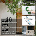 6 Inch Stainless Steel Self-Adhesive House Number 4 Outdoor Durable by Deal US