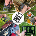 18 in 1 Multi Tool Black Stocking Stuffers Gifts for Men Dad by Deal US
