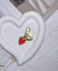 LAEKOU Cute Strawberry Keychain Accessories for Women, Y2K Key Chain by Deal US