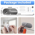Nuorest 2 Pack Tumbler Lid Organizer Hook Under Cabinet Space Saving by Deal US