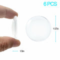 56 pcs Clear Self Adhesive Door Stoppers Set Wall Protectors 1.57x0.33" by Deal US