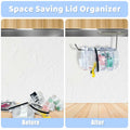 Nuorest 2 Pack Tumbler Lid Organizer Hook Under Cabinet Space Saving by Deal US
