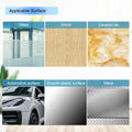 56 pcs Clear Self Adhesive Door Stoppers Set Wall Protectors 1.57x0.33" by Deal US
