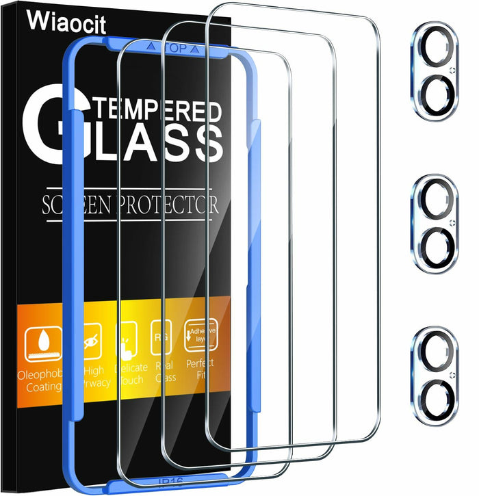Wiaocit 3 Pack Tempered Glass Screen Protector for iPhone SE 4 - Clear by Deal US