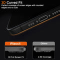 Wiaocit 3 Pack Tempered Glass Screen Protector for iPhone SE 4 - Clear by Deal US