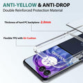 Sucnakp Clear TPU Case for Motorola Razr+ 2024 with TPU Bumper – YKL Clear by Deal US