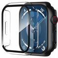2-Pack 44mm Case w/ Screen Protector for Apple Watch SE/6/5/4 – Black & Clear by Deal US