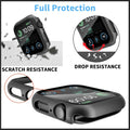 2-Pack 44mm Case w/ Screen Protector for Apple Watch SE/6/5/4 – Black & Clear by Deal US