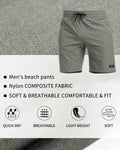 Seaskin Mens Quick Dry Swim Trunks Board Shorts Gray Size XS by Deal US