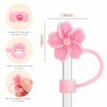 Sloworld 4PCS Straw Covers for Stanley 30/40oz + 2PCS J Letter Charms by Deal US