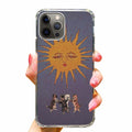 Rewput Hippie Sun Dancing Cats Phone Case for iPhone 15 Pro by Deal US