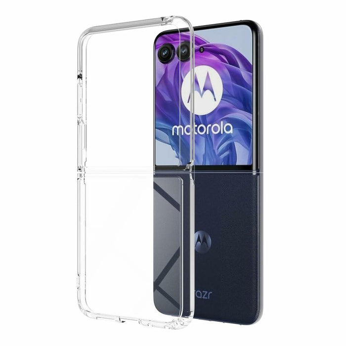 Sucnakp Clear TPU Case for Motorola Razr+ 2024 with TPU Bumper – YKL Clear by Deal US