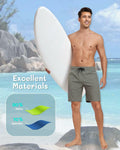 Seaskin Mens Quick Dry Swim Trunks Board Shorts Gray Size XS by Deal US