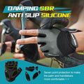 WTACTFUL Half Finger Cycling Gloves for Men/Women – Workout & Biking, Black L by Deal US
