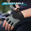 WTACTFUL Half Finger Cycling Gloves for Men/Women – Workout & Biking, Black L by Deal US