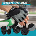 WTACTFUL Half Finger Cycling Gloves for Men/Women – Workout & Biking, Black L by Deal US