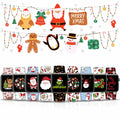 Holiday Watch Band for Apple Watch – Xmas/Halloween, All Sizes, Series 3–10 by Deal US