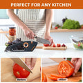 5-in-1 Adjustable Knife Sharpener for Kitchen & Scissors Ergonomic Design by Deal US