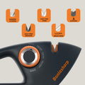 5-in-1 Adjustable Knife Sharpener for Kitchen & Scissors Ergonomic Design by Deal US