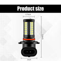 GKmow 2-Pack 9006 LED Fog Light Bulbs 6500K White 2800 Lumens Super Bright by Deal US