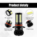 GKmow 2-Pack 9006 LED Fog Light Bulbs 6500K White 2800 Lumens Super Bright by Deal US