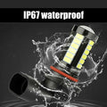 GKmow 2-Pack 9006 LED Fog Light Bulbs 6500K White 2800 Lumens Super Bright by Deal US