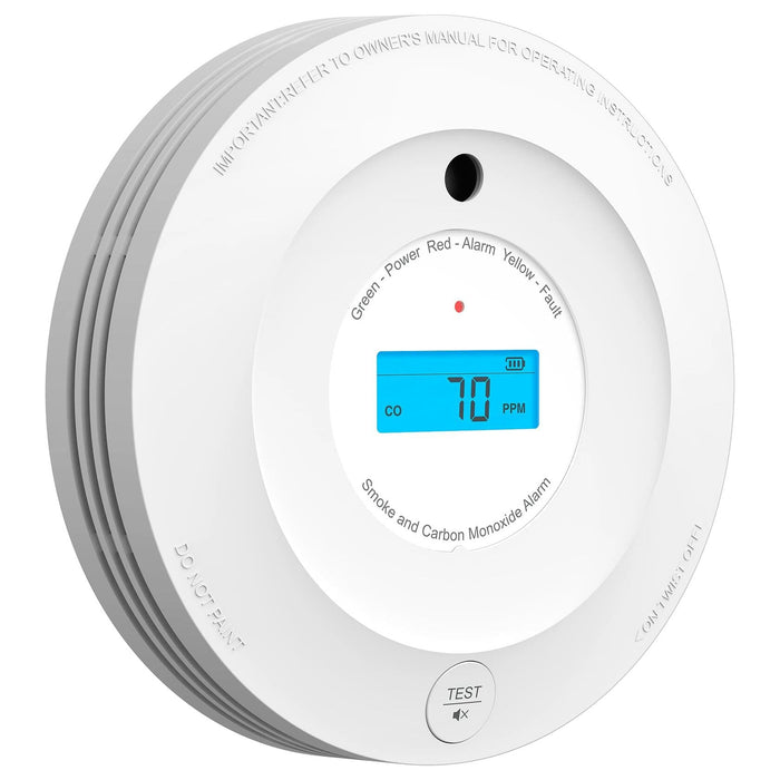 [Like New] AEGISLINK SC240 Smoke & CO Detector 10-Year Battery Photoelectric 1 Pack - Like New by Deal US