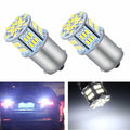 Nowkont 2-Pack LED Turn Brake Lights 12V White #1157 Universal Waterproof by Deal US