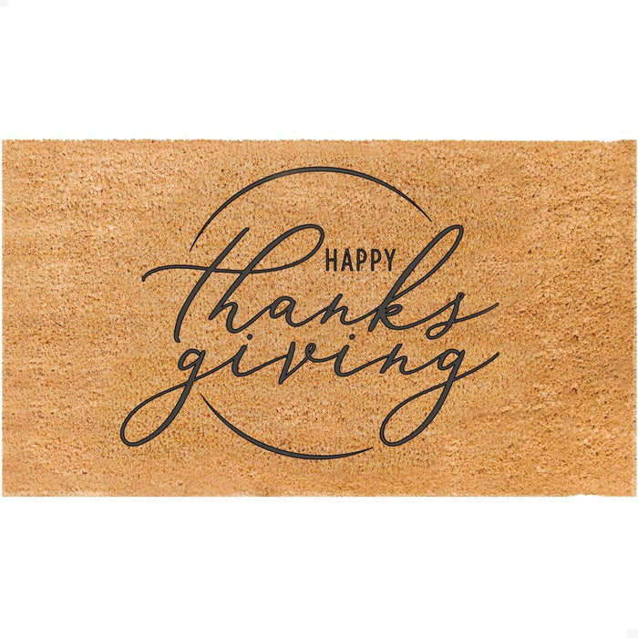 THEODORE MAGNUS 1 Count Fall Coir Non-Slip Outdoor Door Mat Welcome by Deal US