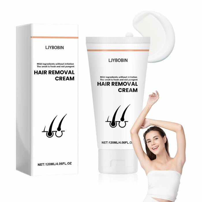 Moisturizing Long-Lasting Flawless Hair Removal Cream for Body & Face 2oz by Deal US