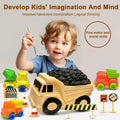 YGOVVK STEM Construction Truck Toy Kit with Surprise Truck, Kids 3-12 by Deal US