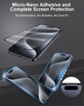pocamax iPhone 16 6.1" Tempered Glass Screen Protector 2-Pack by Deal US