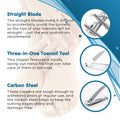 Denco Straight Cut Toenail Clipper Silver 1 Count Model 3559N New by Deal US
