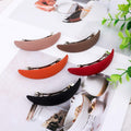 Bewudy 5 PCS Matte Neutral French Hair Barrettes Clips, Strong Hold, Vintage by Deal US