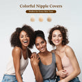 Honeysea Silicone Nipple Covers Pasties Reusable Adhesive Bra 1 Pair Crème by Deal US