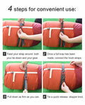 riemot 78.7in Red Bungee Cord Heavy Duty with G Hook Adjustable 1 Pack by Deal US