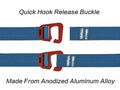 riemot 78.7in Red Bungee Cord Heavy Duty with G Hook Adjustable 1 Pack by Deal US